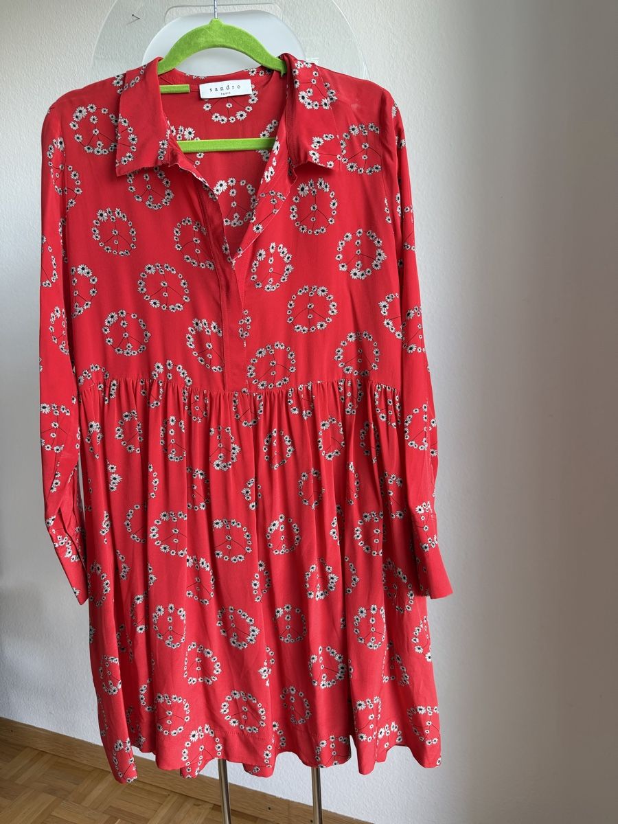 Sandro Vestiti: Robe en soie Sandro, taille 2 – Usato da Cressier FR venduto da Kvito4ka 7