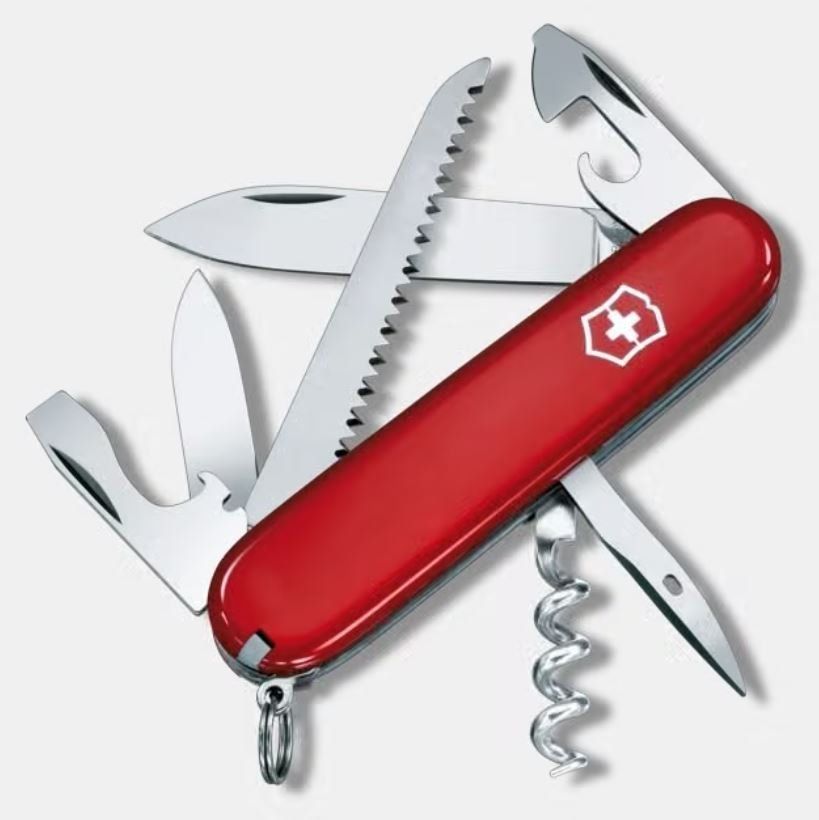 Victorinox Coltelli tascabile: Victorinox Camper Rot – Nuovo e nell'imballaggio originale da Jegenstorf venduto da Bracher_Shop