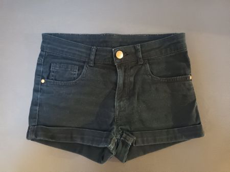 kurze Jeans Hosen (Shorts) schwarz Gr. 146