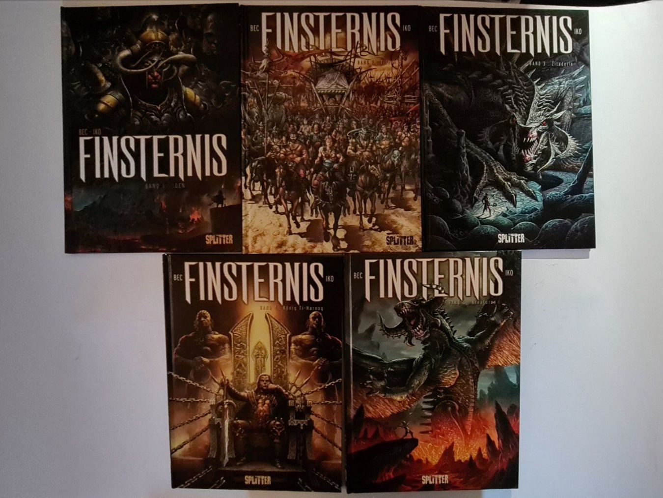 BD: Finsternis Comic Serie 5 Bände, Splitter Verlag – Neuf (Voir description) à Aesch BL par pri_fp8t
