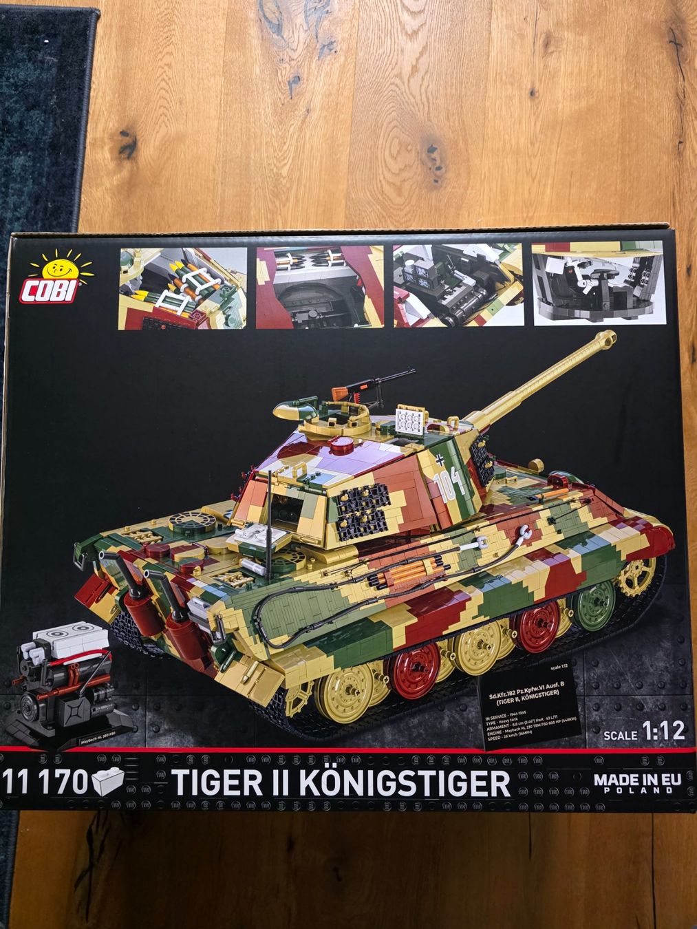Cobi Jeux de construction: Cobi 2028 Königstiger 1:12 – Neuf avec emballage d'origine à Humlikon par Mustang025 2