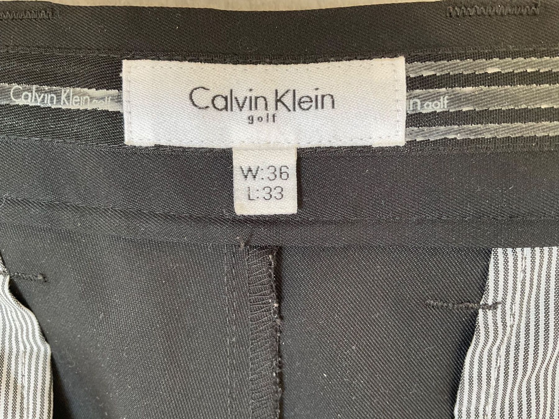 Calvin Klein Pantaloni: Calvin Klein golf pantalon noir – Usato da Corseaux venduto da Mililaforet75 6