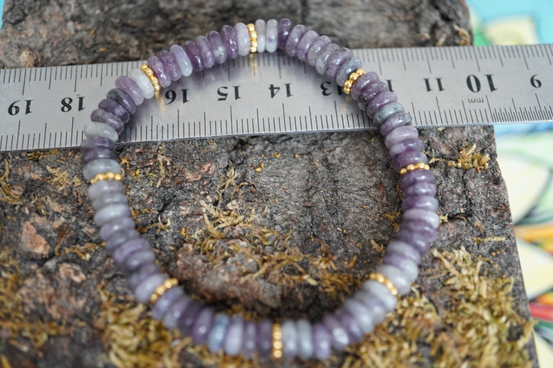 Bracelets: Lepidolith   Armband  6mmx2mm  18,5cm   TOPSTONE – Neuf avec emballage d'origine à Eschenbach SG par topstone 4