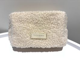 YSL Beauté Textured Pouch Beige NEW