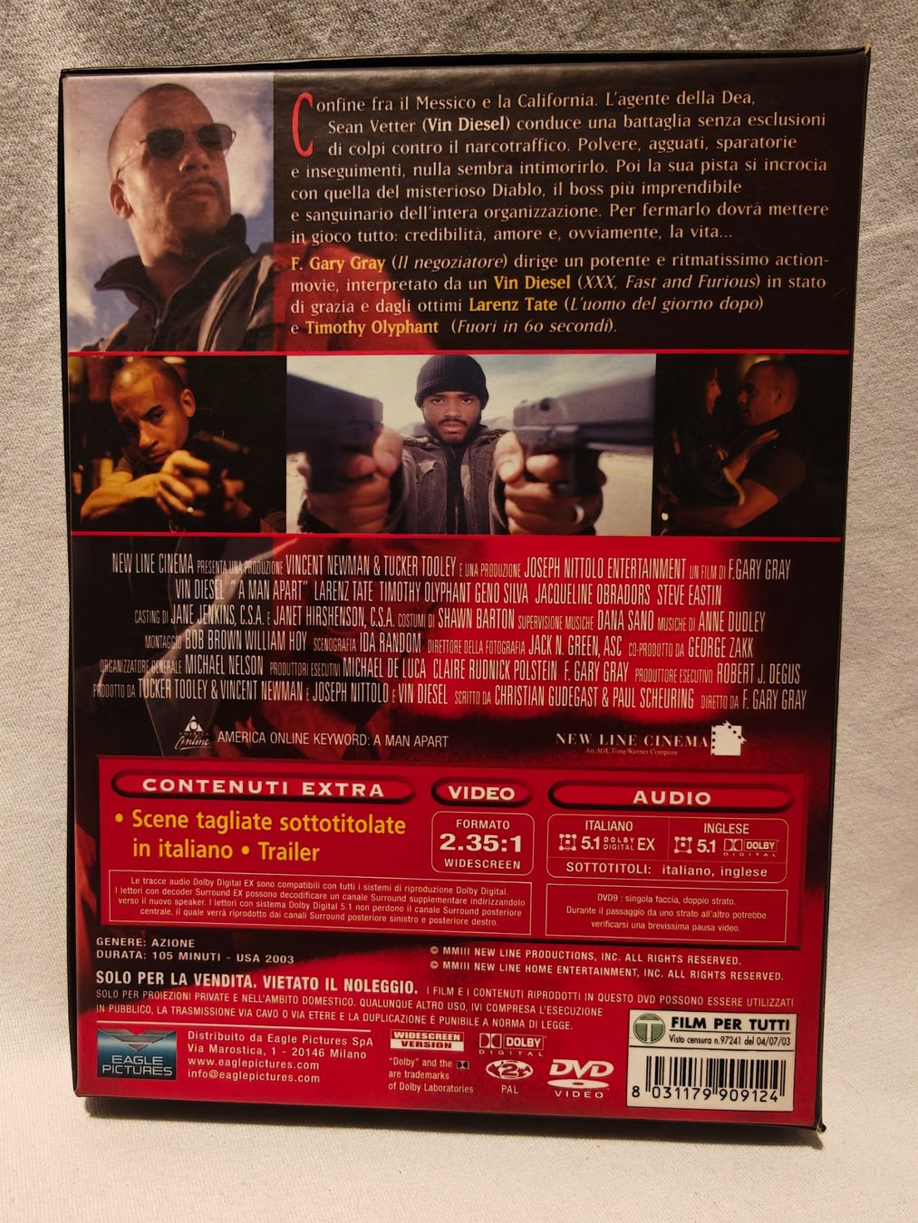 Alle DVDs: Il Risolutore A Man Apart – Gebraucht aus Gutenswil von Vulcano21 2