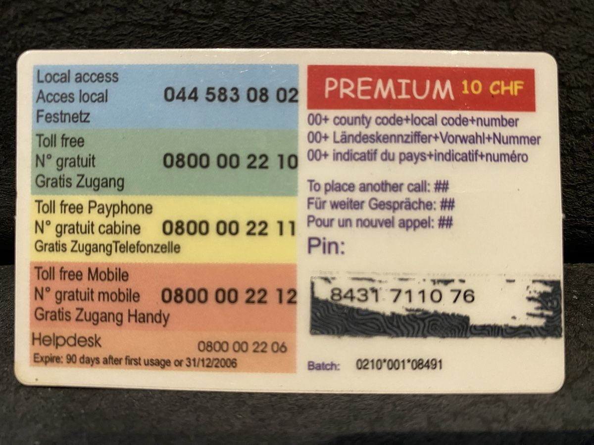 Schede telefoniche: Carte – Usato da Lausanne venduto da babacard10 1