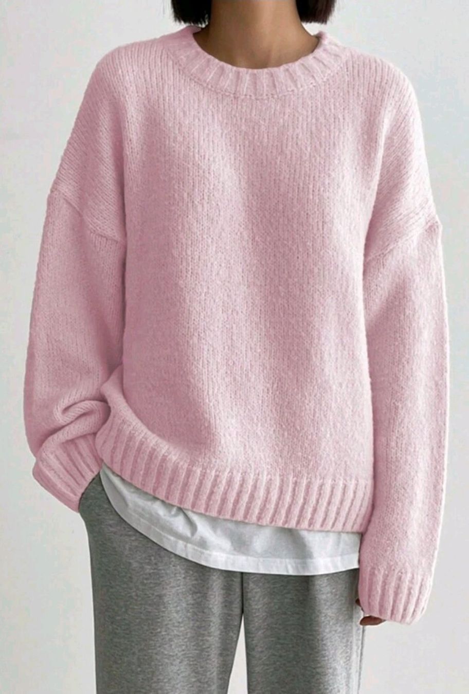 Pullover & Sweatshirts: NEU - Oversized Strickpullover - S - Rosa – Neu (gemäss Beschreibung) aus Thalwil von FashionVault
