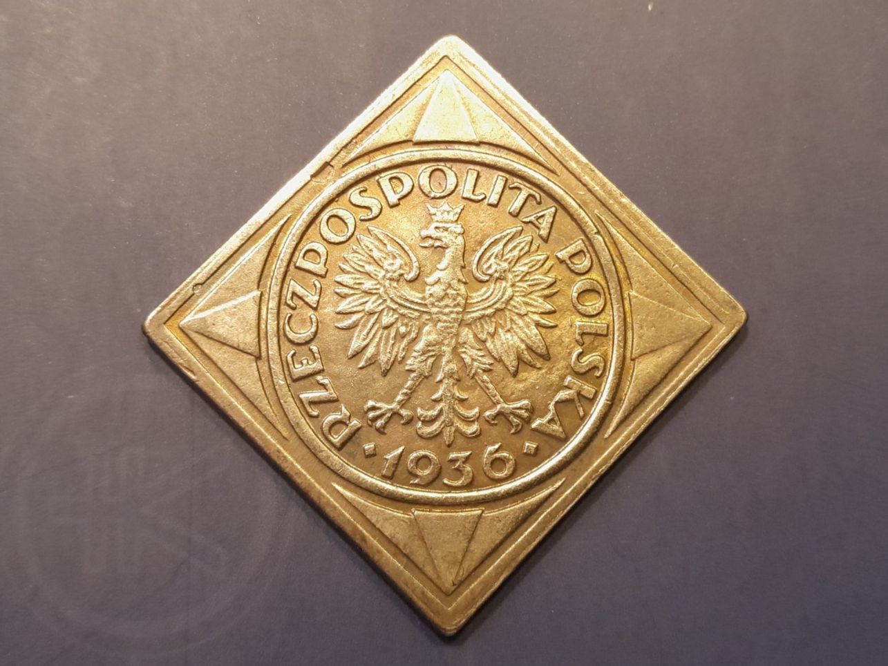 Medaillen: Medal 1936 Poland, 21g – Gebraucht aus Aarau von Reto_BA_01 1