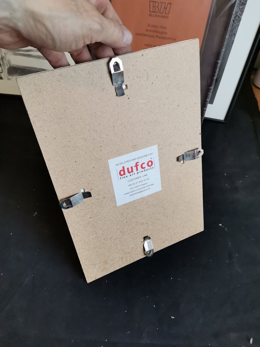 Cadres de tableaux: Bilderrahmen Dufco, Rahmenloser Bilderrahmen – D'occasion à Wiedlisbach par materialkreislauf 3