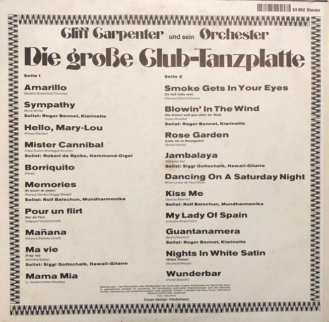 Dischi in vinile: 6x LPs div. Tanzorchester – Usato da Grüningen venduto da azulvinyl 6