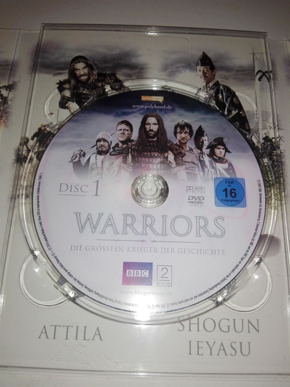 Alle DVDs: Warriors - Die größten Krieger der Geschichte – Gebraucht aus St.Gallen von elk2023 2
