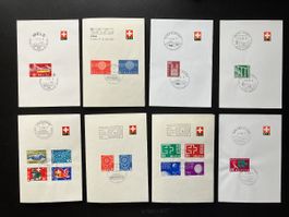 PTT-Bögli 1955-66 mit Sonder- und Werbestempel