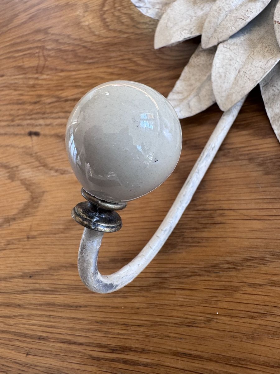 Eisenwaren: Wandhaken Shabby Chic Blume 26cm – Gebraucht aus Niederbüren von Oetschli 4