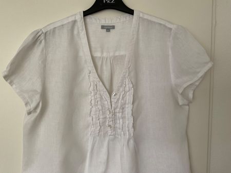 Maddison 100% Leinen Tunika Gr 44 weiss, Neuwertig
