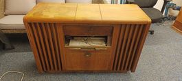 Grundig Musikschrank 7041W/3D mit Plattenspieler und Spulent