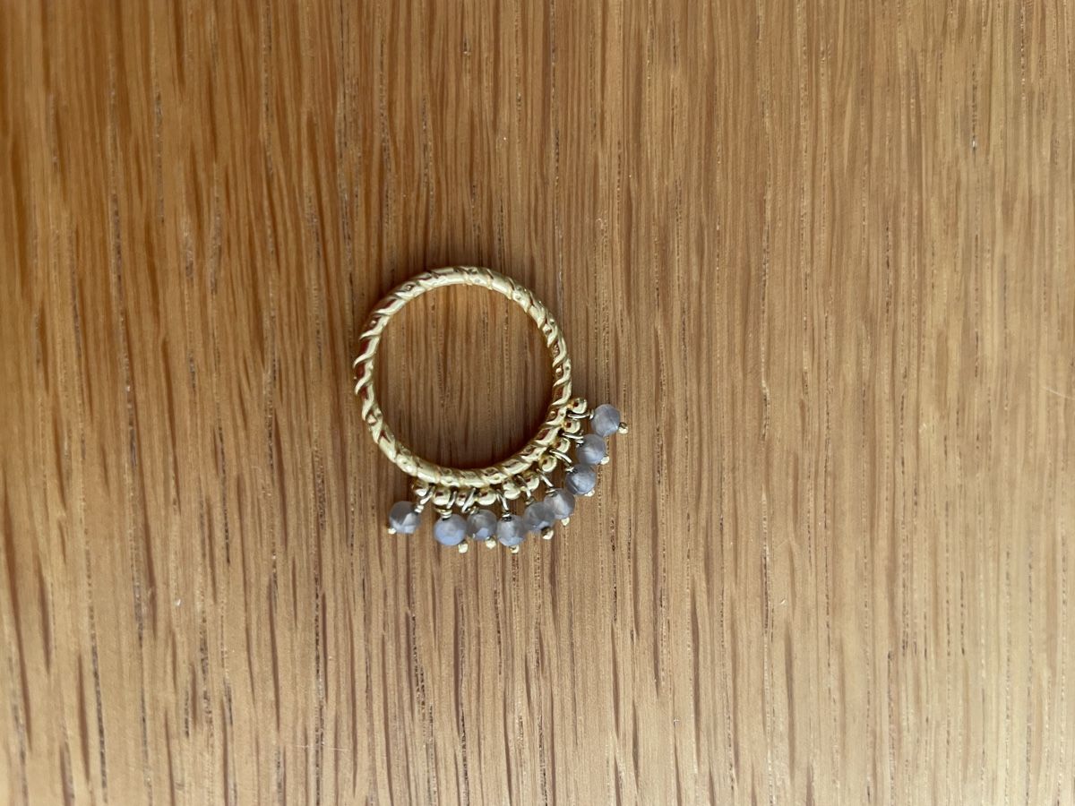 Pompidou Ringe: Pompidou Boho Ring vergoldete mit beweglichen Labradoriten – Neu (gemäss Beschreibung) aus Muttenz von stoeberi01 2