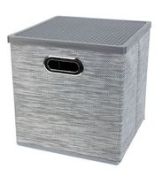 Aufbewahrungsbox grau 27x28x27cm