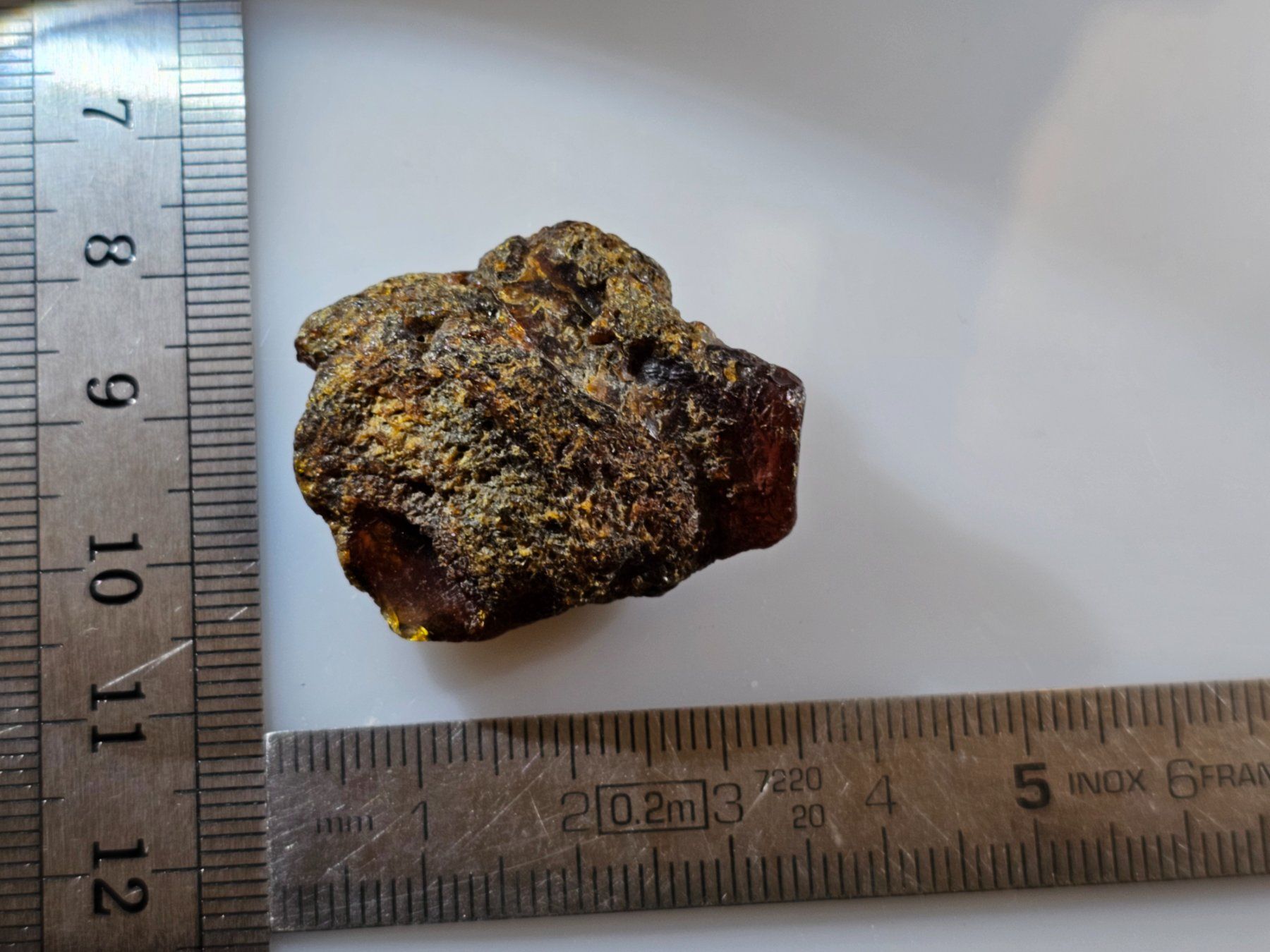 Minerali & Pietre curative: 5,7 gr Rohbernstein echt Roh Bernstein baltisch raw rot – Nuovo (secondo la descrizione) da Riedt b. Erlen venduto da Gottestraene 7