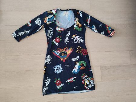 Kleid in Old Tattoo Style Ed Hardy Gr S-M