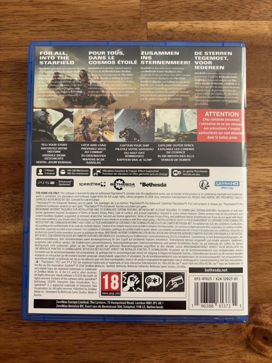Sony Giochi: Starfield [PlayStation 5] – Nuovo (secondo la descrizione) da Luzern venduto da _Lobster_ 1