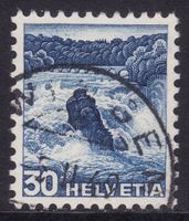 SBK-Nr. 207y (Rheinfall, glattes Papier 1936-1938)