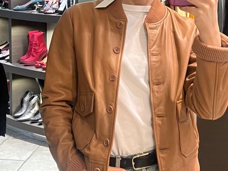 Lather jacket