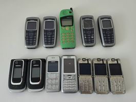 12x Nokia Handys