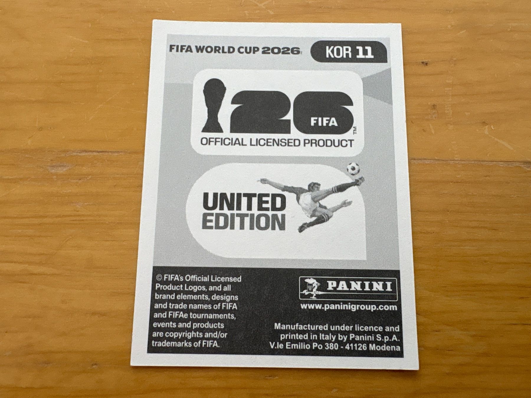 Panini Carte collezionabili: Panini 2026 KOR 11 – Nuovo (secondo la descrizione) da Elsau venduto da Cerry81 1