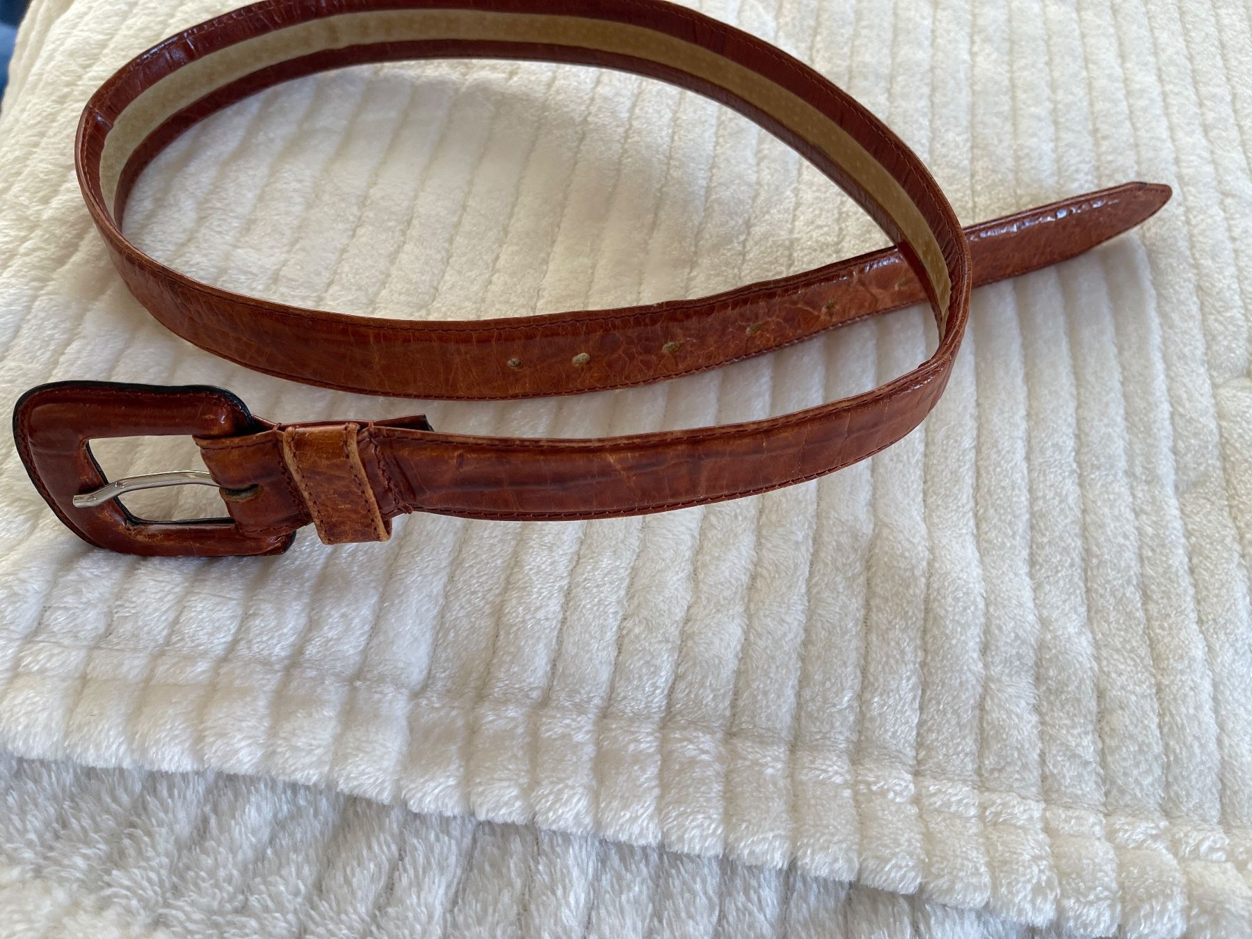Cinture: Brauner Ledergürtel, Vintage , Grösse 75, Top – Usato da Gutenswil venduto da yneB1943