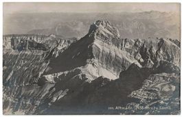 Altmann vom Säntis, Stempel Wetterwarte, Feldpost 1917