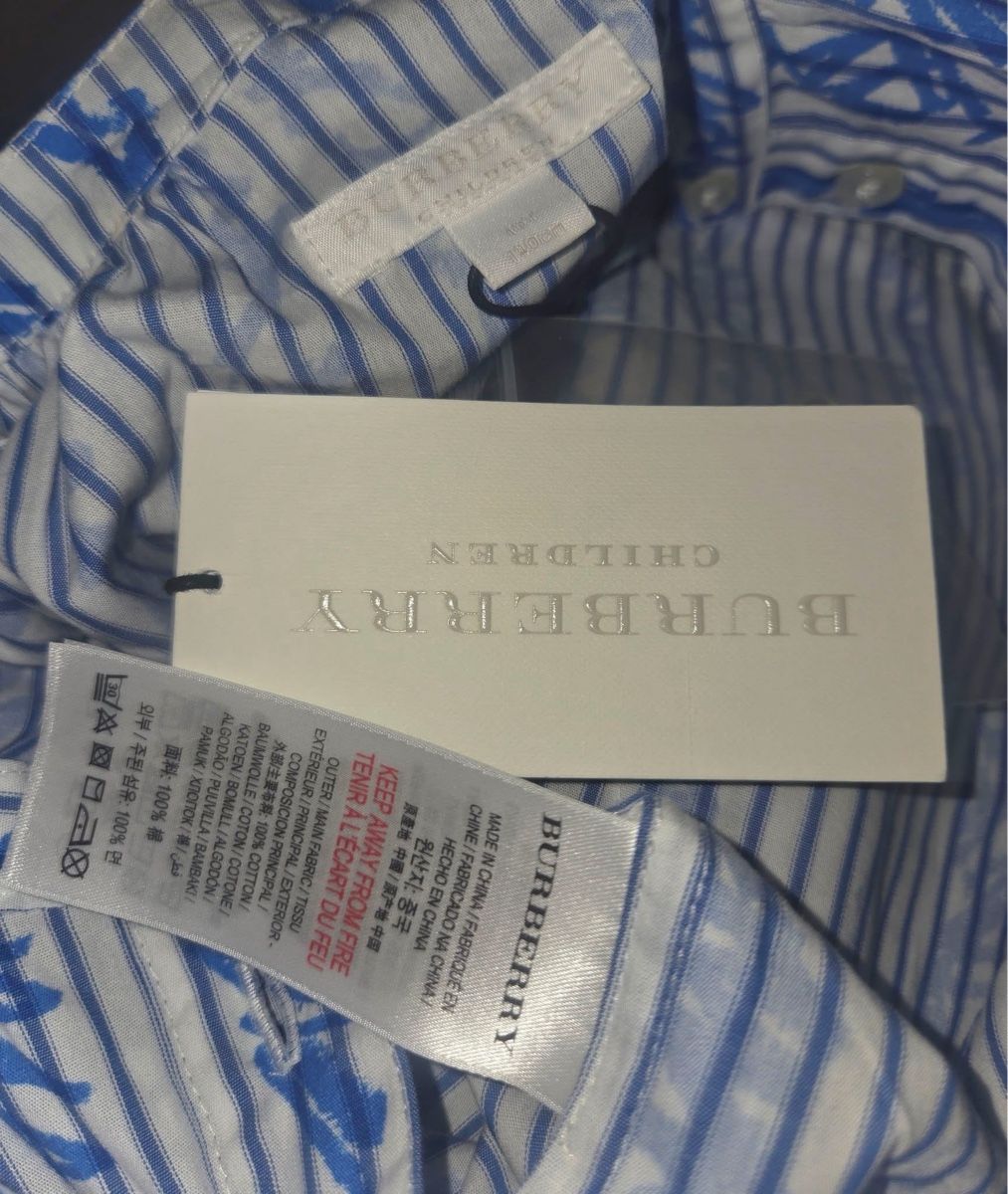 Burberry Blusen: Burberry Cotton Blouse – Neu (gemäss Beschreibung) aus St.Josefen von lop_lh8d 1