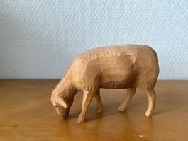 Schaf weidend Huggler Krippenfigur, Weihnacht 22CM