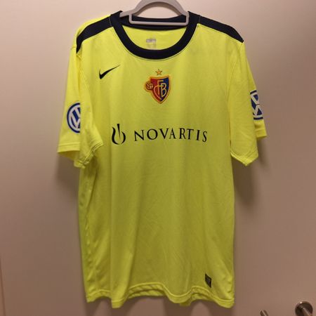 Nike FC Basilea XL third Away gelb edition