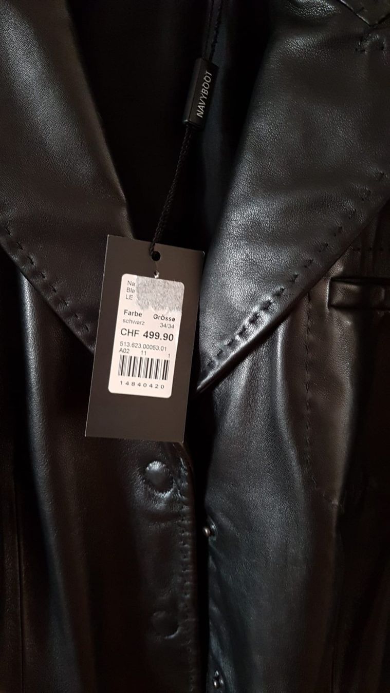 Navyboot Giacche: NAVYBOOT lederjacke grösse 34 neu – Nuovo e nell'imballaggio originale da Zürich venduto da 280_yc86 2