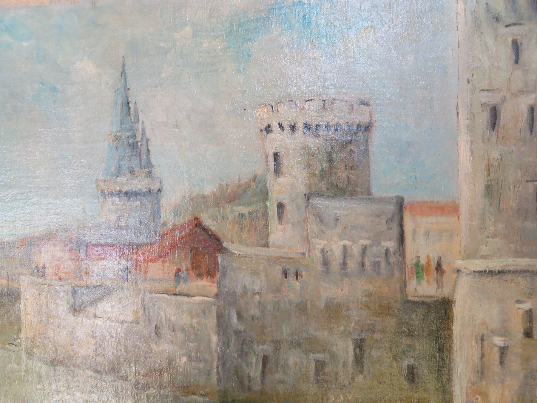 Tableaux: F Boucher grosse Oel Bild "la Rochelle" – D'occasion à Bad Ragaz par FutureZ 3