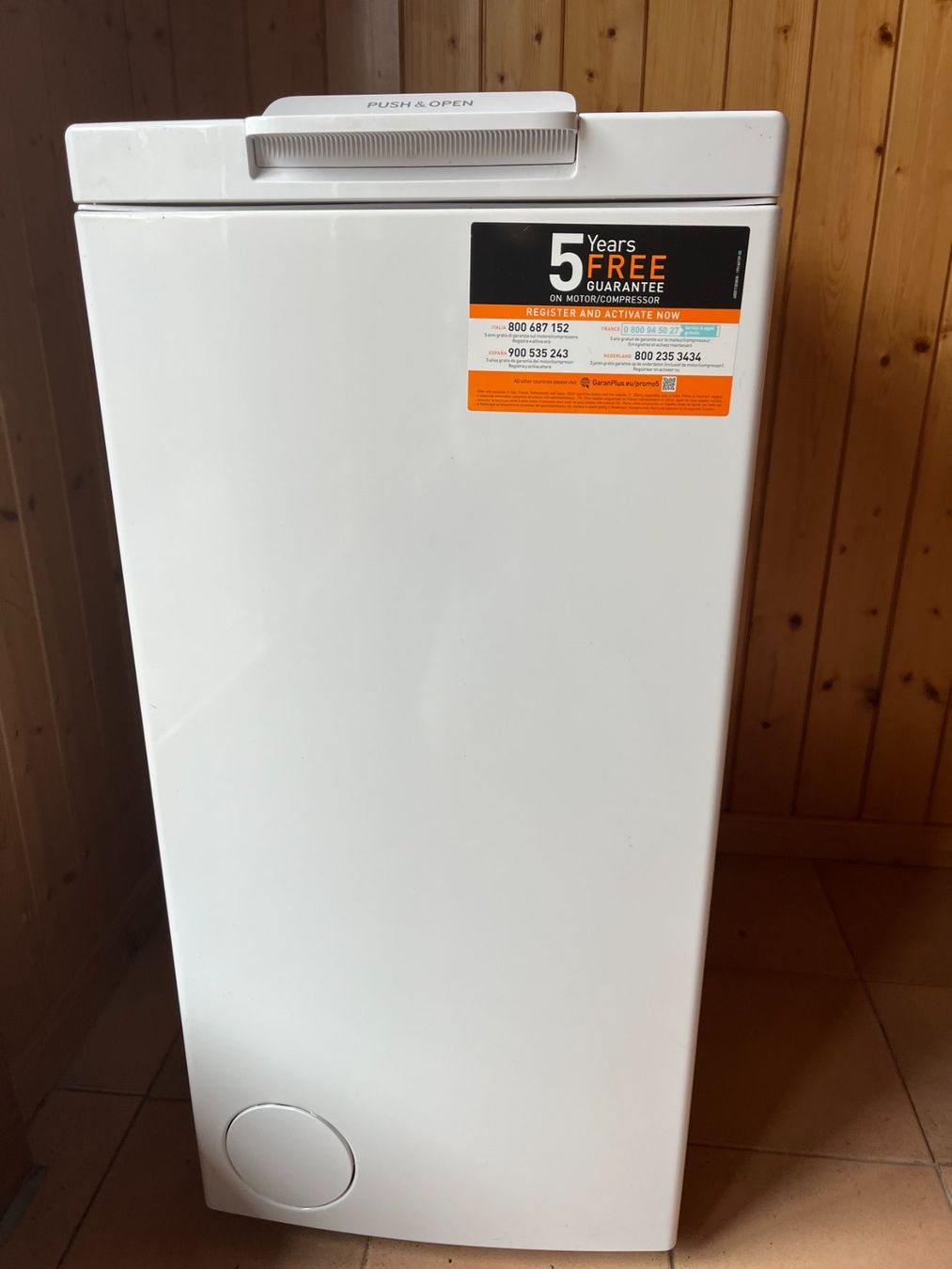 Lavatrici: Lave linge comme neuf, s'ouvrant sur le dessus – Usato da Mannens venduto da evycha16