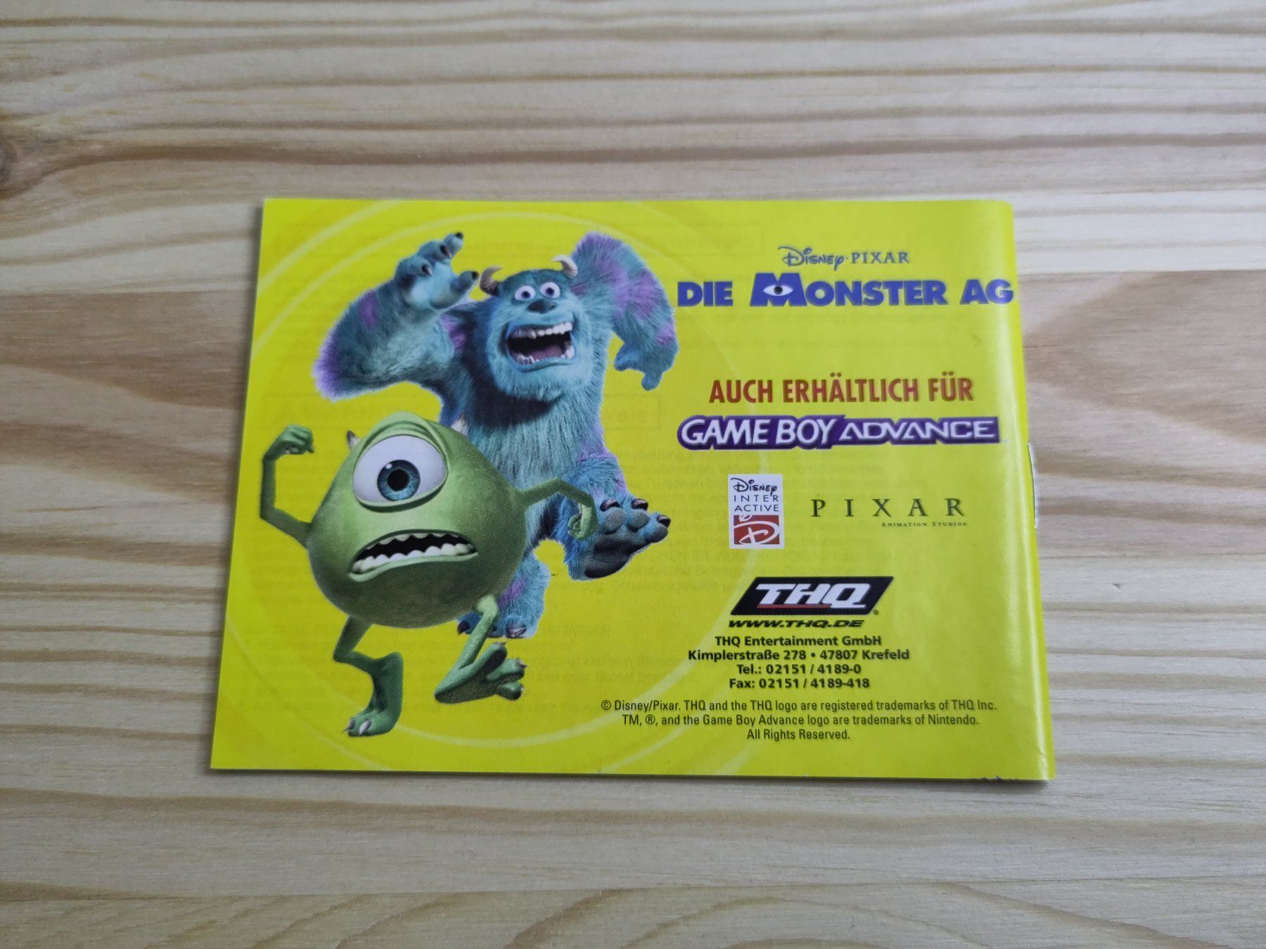 Giochi: Findet Nemo Game Boy Advance GBA – Usato da Zug venduto da RepTCG 4