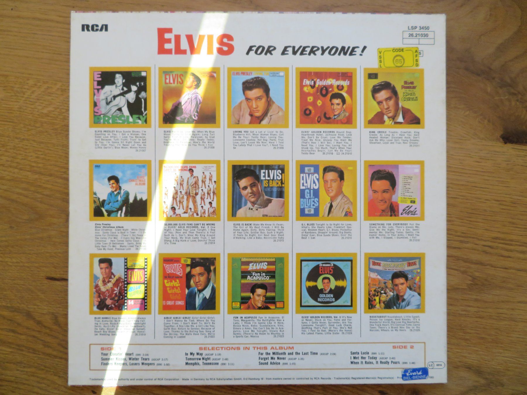 Dischi in vinile: ELVIS PRESLEY FOR EVERYONG – Nuovo (secondo la descrizione) da Zürich venduto da max_cp5f 1