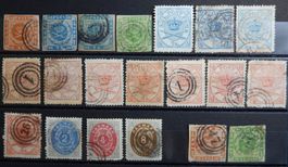 Dänemark ex. Kat. 3-19 (*)/gest. 1854/70 Kat. 587 Euro