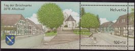 2018 Sonderblock Tag d. Briefmarke Allschwil postf. VKP 1.50