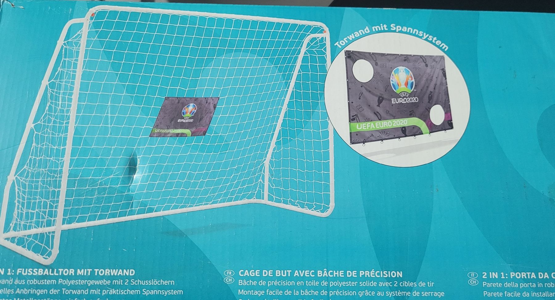 Porte da calcio e da hockey: Fussballtor mit Torwand – Usato da Hochdorf venduto da Ddelmar 3