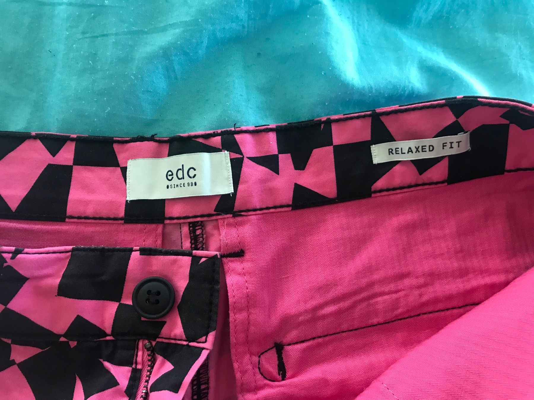 Hosen: Pink/Schwarz Edc Shorts, Grösse 31, neu – Neu (gemäss Beschreibung) aus Niederteufen von mix18 3