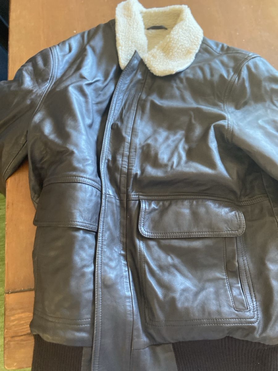 Giacche: Pier One Lederjacke mit Lammfellfutter braun Grösse M – Nuovo (secondo la descrizione) da Horgen venduto da fil_r5gb 2