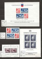 Liechtenstein Block Ausgaben + EW postfrisch ** KP 305.--