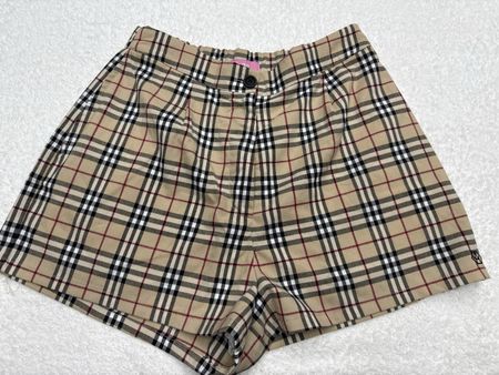 Shorts  carreaux beige T. M bon état