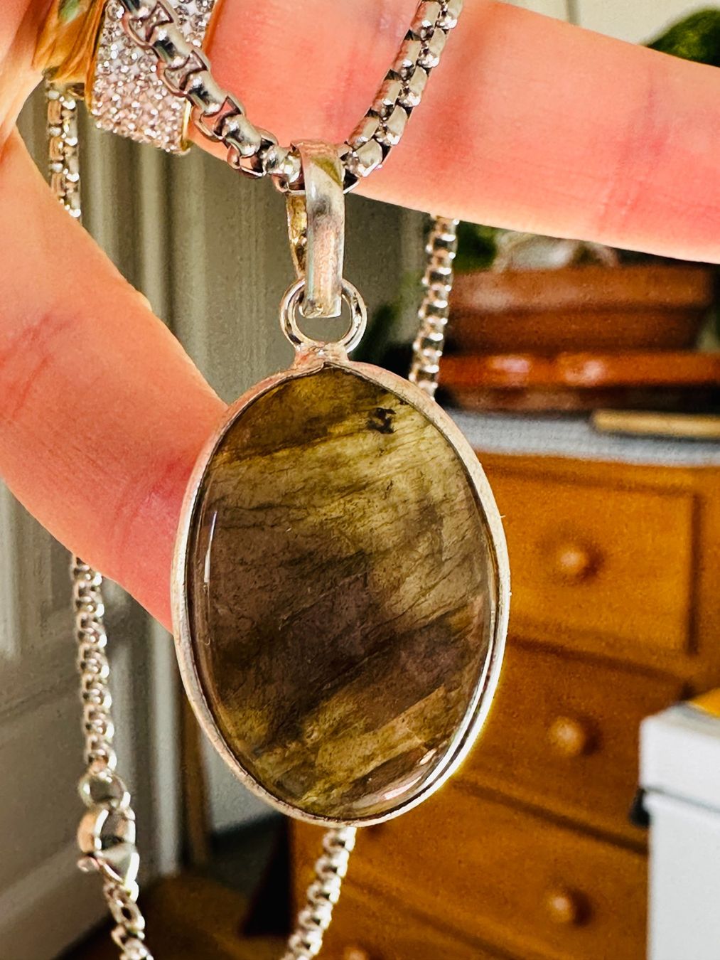 Catenine: Labradorite necklace – Nuovo e nell'imballaggio originale da Genève venduto da AGBERG 2