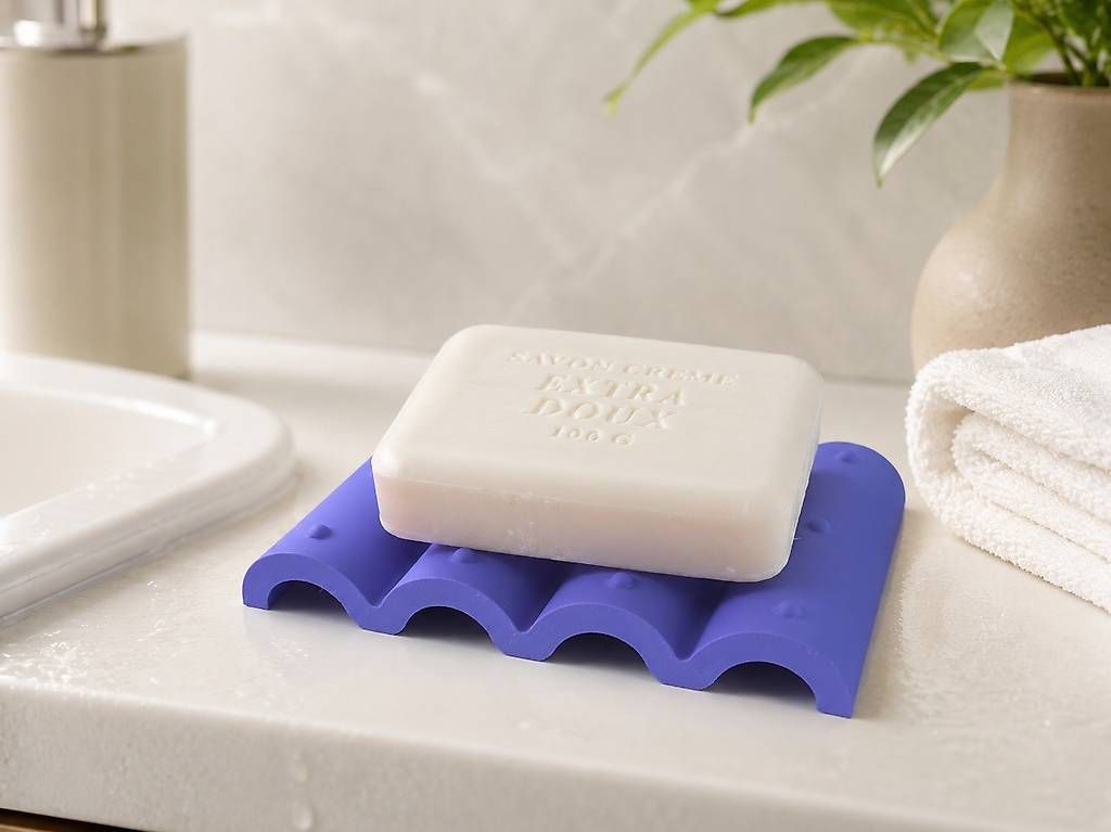 Portasapone: Designer-Seifenschale im Wellen-Design – Nuovo e nell'imballaggio originale da Romanshorn venduto da mololo