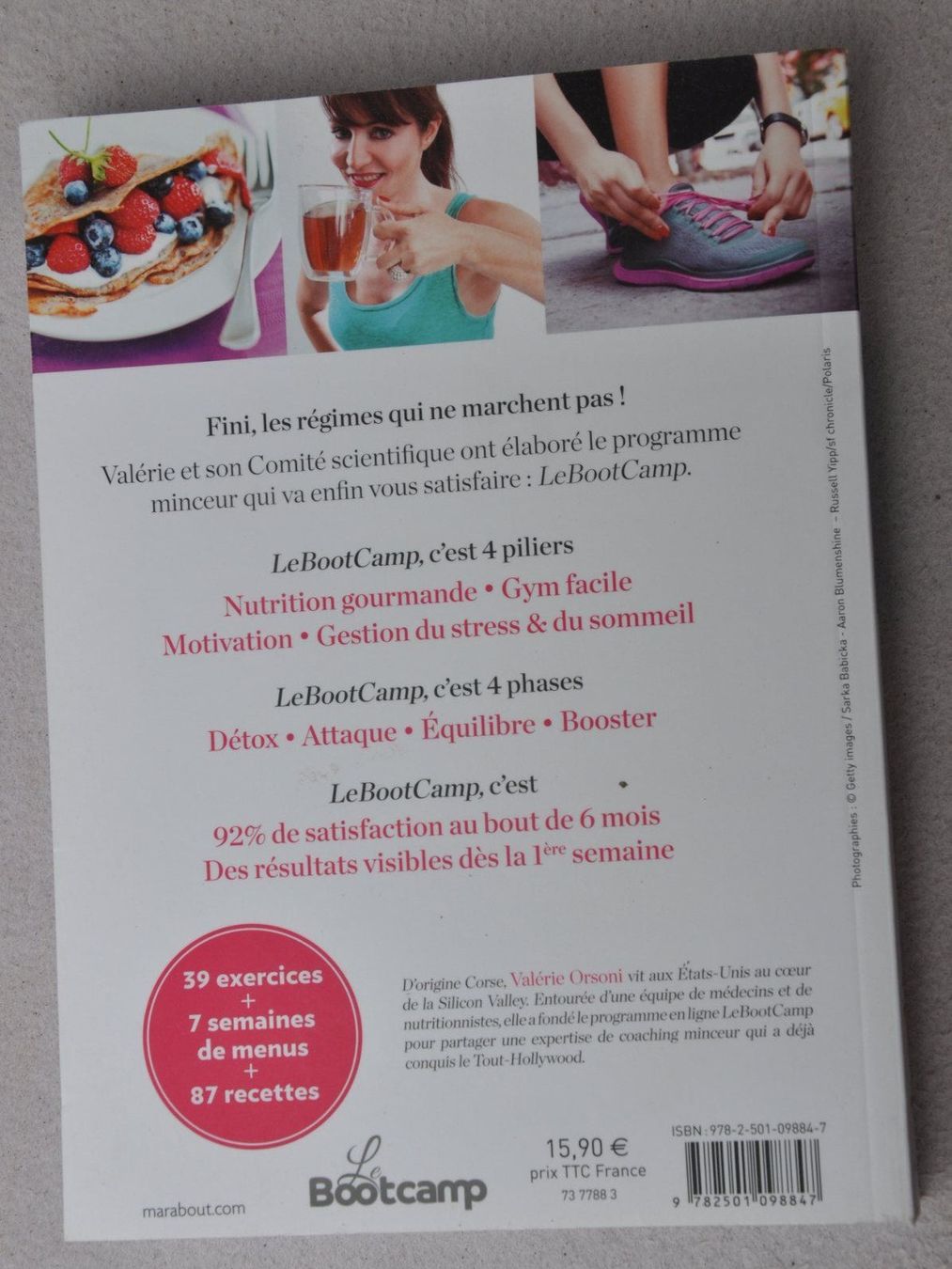 Libri: Le boot camp - programme minceur - Valérie Orsoni - mincir – Usato da Fully venduto da Minouchka 3