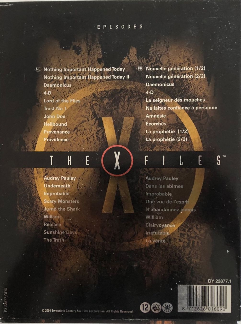 Alle DVDs: THE X-FILES (SAISON 9) – Gebraucht aus Poliez-Pittet von Newtown-Records 1