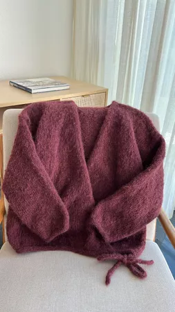 Alpaca Cardigan handgestrickt